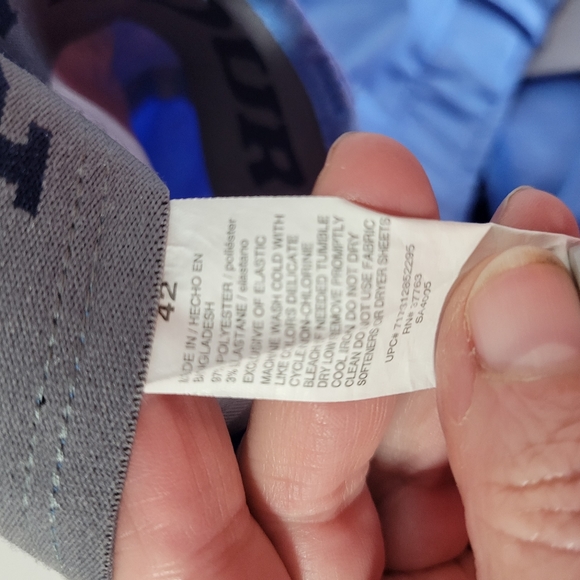 Mens PGA Tour Golf Shorts Gray Size says 42 but waist measures 39 - Picture 7 of 7